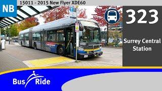 TransLink CMBC 2015 New Flyer XDE60 - 15011 | 323 Surrey Central Station