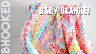 How to Crochet a Catherine Wheel/Bavarian Crochet Baby Blanket