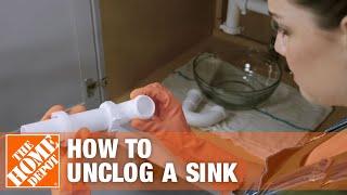 How to Unclog a Kitchen Sink | The Home Depot