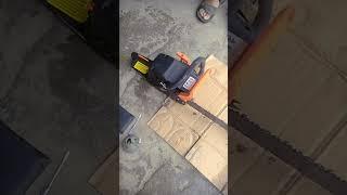 how to start chainsaw model 5800 #chainsaw #viral #viralvideo #shortvideo