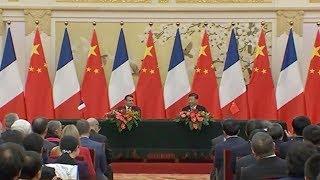 China and France sign deals worth $15 billion