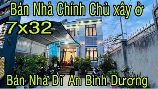 Bán Nhà Dĩ An Bình Dương 7x32 | Biệt Thự Sân Vườn | Bán Nhà Chính Chủ xây ở