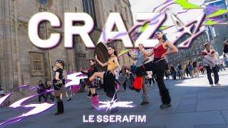 [K-POP IN PUBLIC VIENNA] - LE SSERAFIM (르세라핌) 'CRAZY' - [DANCE COVER] [ONE TAKE] [4K] [UNLXMITED]