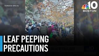 Leaf peeping crowds can cause dangerous conditions, officials warn