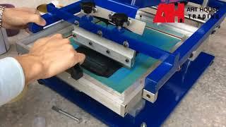 Manual Cylindrical Screen Printing Machine