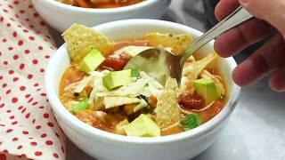 The Best Chicken Tortilla Soup