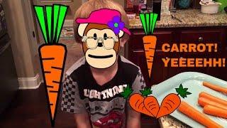 Healthy Kids Eating Carrot Kids Adventures With Sweetie Fella Aleks