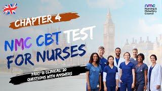 NMC CBT Mock Chap 4 Test 5 | MCQs Sample Questions Recent CBT Test #cbtexam #uknurse