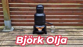 Bygger en cool apparat för att utvinna Björk Olja