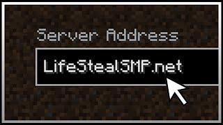 Free LIFESTEAL SMP Server Tutorial on Minehut!