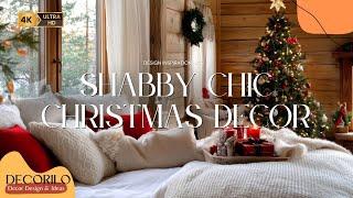 Shabby Chic Christmas Decor: Rustic Cottage & Farmhouse Inspiration for a Cozy Holiday!