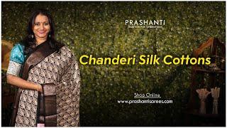 Chanderi Silk Cotton Sarees | Prashanti | 16 April 24