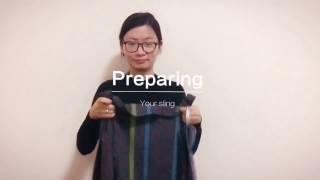 Vlokup Ring sling - How to put on baby ring sling?