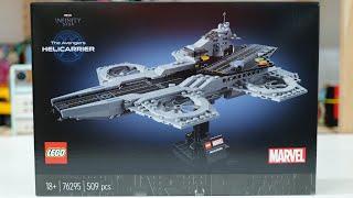 LEGO Marvel Super Heroes 76295 The Avengers Helicarrier - LEGO Speed Build Review