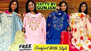 Tattv By Gunjan Brings You Beautiful Collection of Cotton & Party Wear Suits and Hot Indo Western.