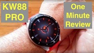 KingWear KW88 Pro SLEEK 3G Android 7 1GB/16GB Smartwatch: One Minute Overview