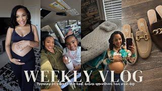 Weekly Vlog: Baby Prep, New Shoe Haul, New Perfumes, Pregnancy Faves & Hair Wash Day! 33 weeks