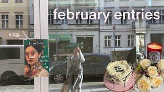 february. | cutting my hair, girl‘s day, window shopping, self care sunday, new book, berlin diaries