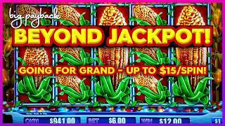 Up to $15/Spin → BEYOND JACKPOT! Cash Crop Slots!! GRAND JACKPOT QUEST!!!