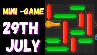 HAMSTER KOMBAT MINI GAME 29th JULY (KEY PUZZLE SOLVED)