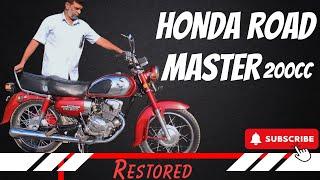 Epic Honda Road Master 200cc Restoration: From Rust to Road Ready!