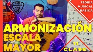 Cómo ARMONIZAR la ESCALA MAYOR NATURAL • Guía Completa-Ejemplos Prácticos || Clase 11 Teoría Musical