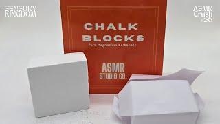 Freshie Seshie | 5 Fresh Blocks |  @asmrstudioco  @PettyASMRR  | Gym Chalk ASMR | Satisfying