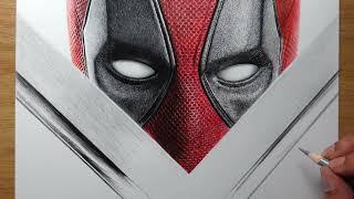 Drawing Deadpool 3 (Long Version) - Time-lapse | Artology