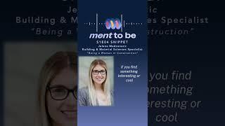 MENT TO BE Podcast S1E04: Jelena Madzarevic, Building & Material Sciences Specialist #careers #stem