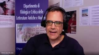 Pierluigi Pellini illustra le modalità didattiche del DFCLAM per l'a.a. 2020/2021