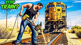 GTA 5 - I CAN STOP THE TRAIN GTA 5 | ONLINE GTA 5