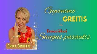 GYVENIMO GREITIS ir emociskai SAUGUS PASAULIS. Kodėl skubame arba atideliojame?