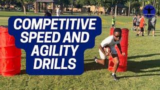 3 Competitive Speed:Agility Drills for Youth Football Players