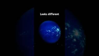 Why does Neptune look different #shorts #telescope #neptune #space