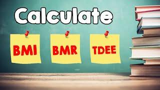 How To Calculate Your BMI, BMR & TDEE? (EQUATIONS EXPLAINED!)