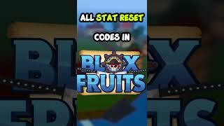 *NEW* ALL WORKING STAT RESET CODES IN BLOX FRUITS FEBUARY 2025! ROBLOX BLOX FRUITS CODES  #roblox