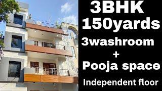 3 bhk with 3 toilet & pooja room for sale in Vasundhara Ghaziabad in Gated community.