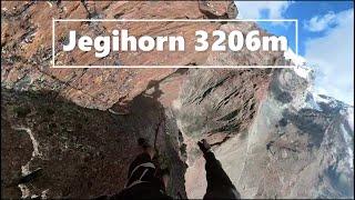 Jegihorn 3206m | der höchste Klettersteig der Westalpen | Walliser Alpen