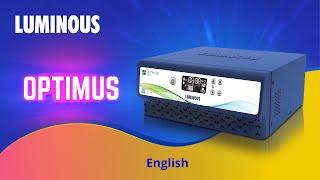 Luminous Inverter - Optimus I The Digital Inverter I Features I Best Inverter for Home I English