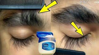 Use Vaseline this way For 7 Days to get thick eyebrows and Long eyelashes |extreme hair growth FAST