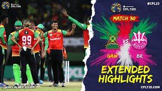 Extended Highlights | Guyana Amazon Warriors vs Barbados Royals | CPL 2023
