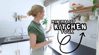 EVERYTHING I OWN in our MINIMALIST KITCHEN | EXTREME? MINIMALIST KITCHEN HOME TOUR | MINIMALISM