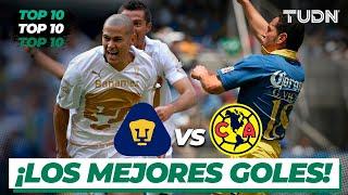 Top 10: Los mejores goles del Pumas vs América | TUDN