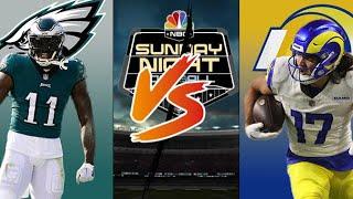 NFL Week 12: NBC/Peacock Sunday night football Philadelphia Eagles vs Los Angeles Rams live hangout