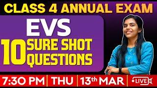 Class 4 EVS Public Exam | 10 Sure Shot Questions | Exam Winner Class 4