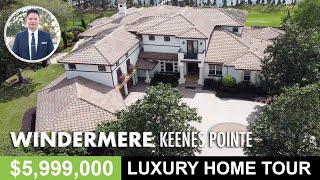 Windermere Luxury Mansion Tour | PENDING SALE $5,999,000 | Keenes Point | Orlando Realtor