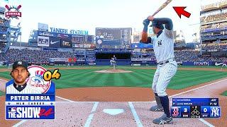 MLB The Show 24 RTTS #4 | Facing My Biggest Challenge | Yankees vs Red Sox - PS5 HD