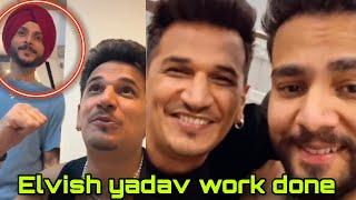 Prince narula instagram live with siwet tomar ! Prince narula and Elvish yadav work done story !