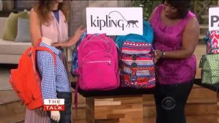 Kipling backpacks featured on CBS' "The Talk"