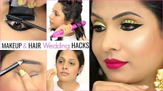 7 TIME Saving WEDDING Makeup & Hair HACKS | #GRWM #Haircare #Tips #Anaysa #ShrutiArjunAnand